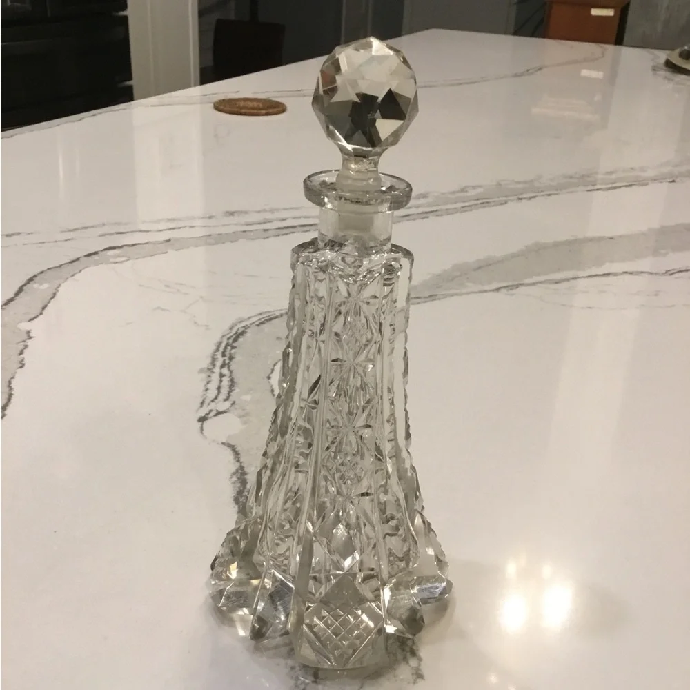 Vintage European Crystals Bottle - Picture 1 of 10